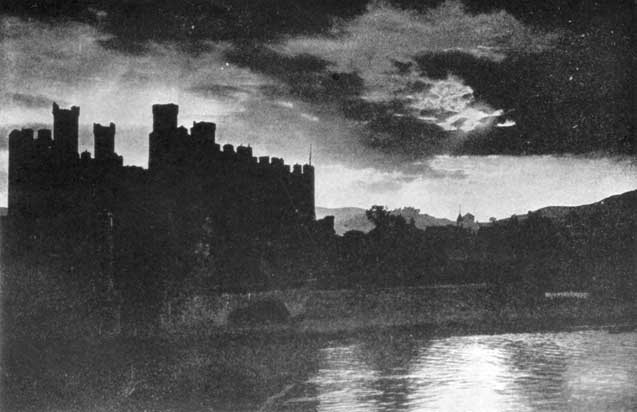 Its twenty-one towers and turrets still dominate bridge
and river