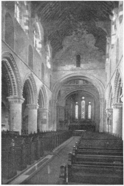 THE INTERIOR, LOOKING EAST.