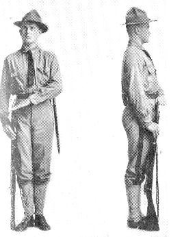 RIFLE SALUTE BEING AT ORDER ARMS