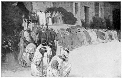 SCENE FROM THE FIRST ACT OF "ŒDIPUS"