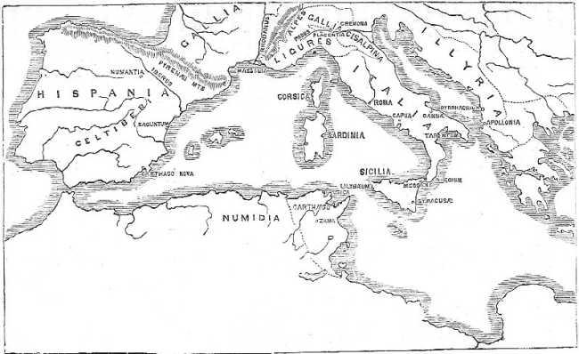 Coasts of the Mediterranean, illustrating the History of the Punic.