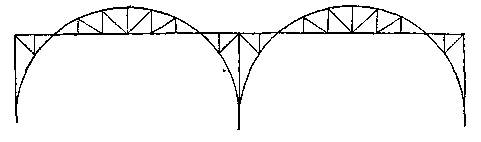 Fig. 60.--Cantilever and suspended girder bridge.
