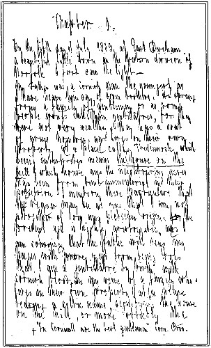 FACSIMILE OF THE FIRST PAGE OF LAVENGRO.

From the Manuscript in the possession of the Author of 'George Borrow
and his Circle.'