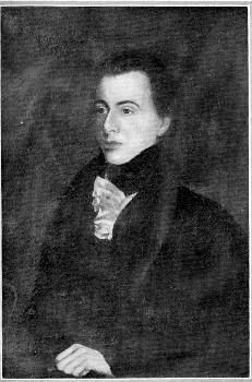 GEORGE BORROW

From a portrait by his brother John Thomas Borrow taken in early youth
when his hair was black. This portrait is now in the National Portrait
Gallery, London.