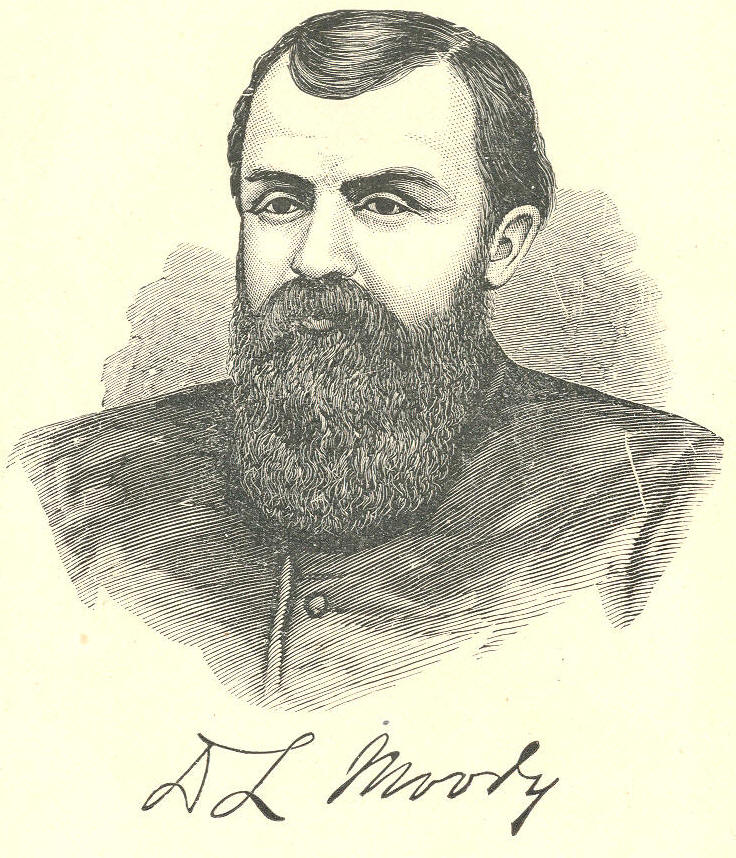 Illustration: Portrait of D. L. Moody