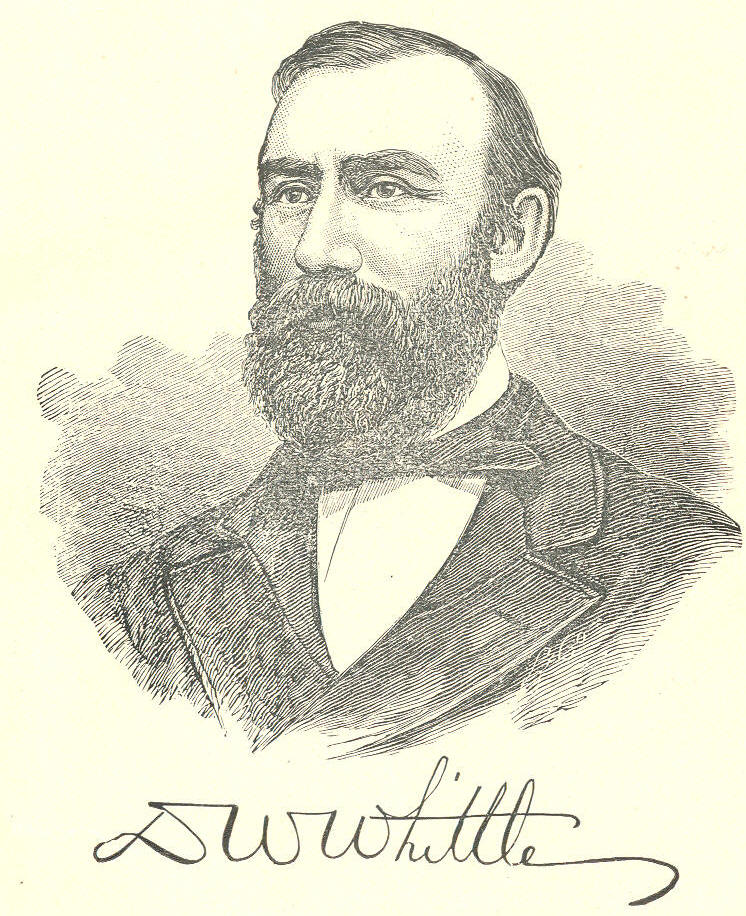 Illustration: Portrait of D. W. WHITTLE