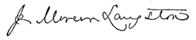 (signature) J. Mercer Langston