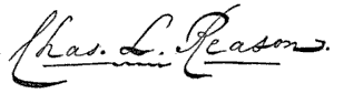 (signature) Chas. L. Reason.