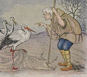 THE FARMER AND THE STORK