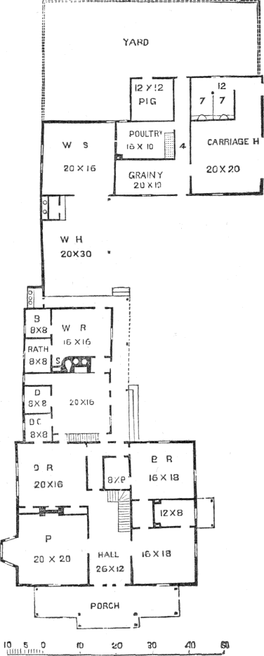 farm house 5, ground plan