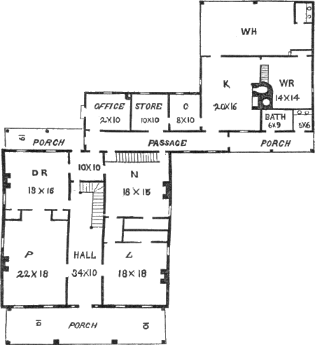 farm house 7, ground plan