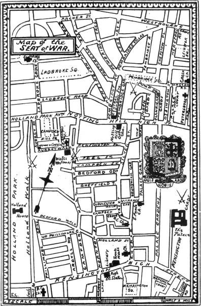 Map of the SEAT of WAR.