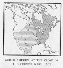 NORTH AMERICA AT THE CLOSE OF THE FRENCH WARS, 1763