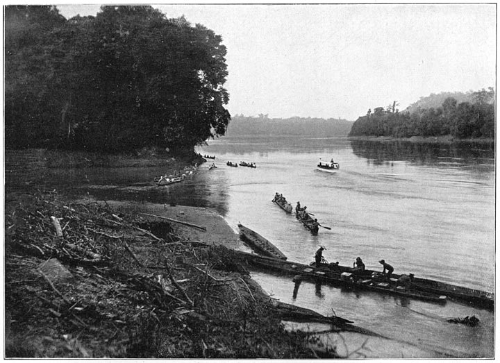 Vertrek van Stroeve en mij op 3 Juni 1914.