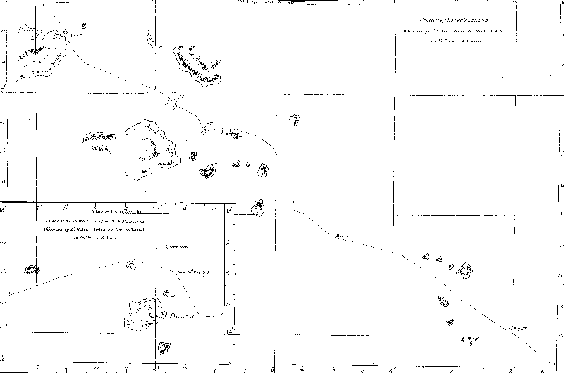 Chart of Bligh's Islands