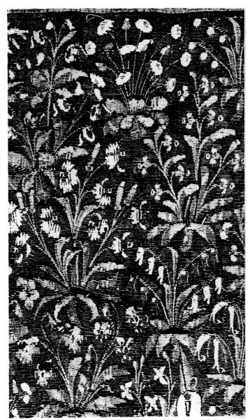 Plate XV.—An example of a Tapestry Field strewn with
Flowers.