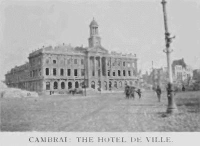 Cambrai: The Hotel De Ville.