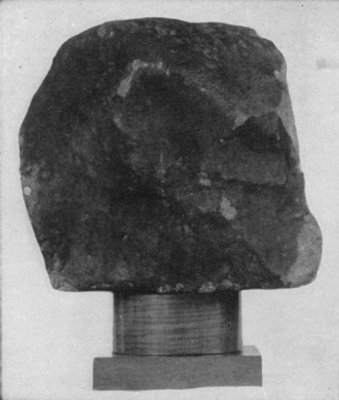 METEORITE WHICH FELL NEAR SCARBOROUGH, AND IS NOW TO BE SEEN IN THE NATURAL HISTORY MUSEUM