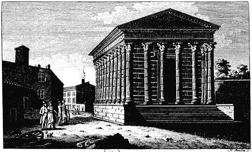 Tempel van C. Cæsar te Nismes.