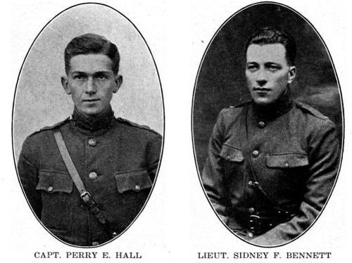 Capt. Perry E. Hall, Lieut. Sidney F. Bennett