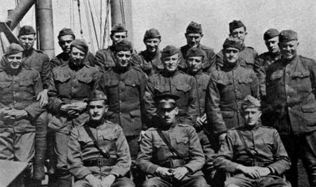 Group Of Battery D Sergeants