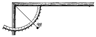 Figure 46—SEVENTEENTH CENTURY GUNNER'S QUADRANT.
