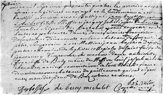 A handwritten document, the words as quoted above