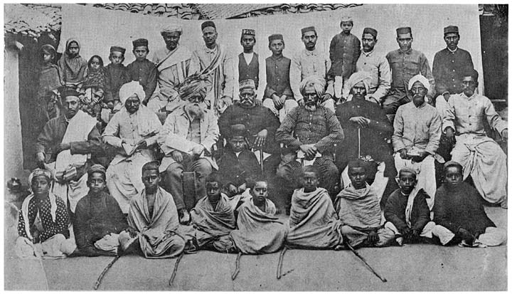 A meeting of the Arya Samāj for investing boys with the sacred thread