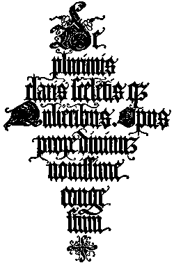 147. ITALIAN BLACKLETTER TITLE-PAGE. JACOPUS FORESTI, 1497
