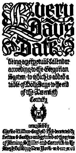 150. MODERN AMERICAN COVER IN BLACKLETTER. B. G. GOODHUE