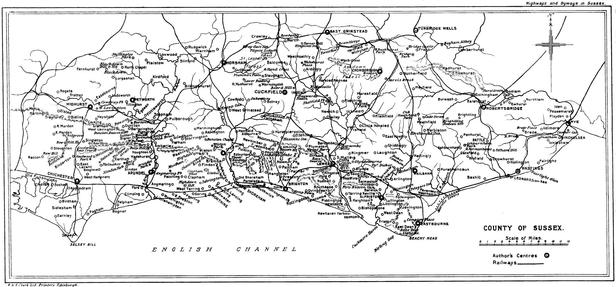 Old Ordnance Survey Maps Tunbridge Wells  /& Ashdown Forest 1894 /& Map Mayfield