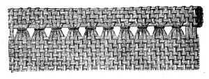 FIG. 60. ANTIQUE HEM-STITCH.
RIGHT SIDE.