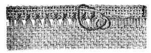 FIG. 63.
SLANTING HEM-STITCH.
WRONG SIDE.