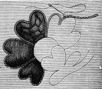 FIG. 232. RAISED EMBROIDERY.
PREPARATORY WORK.