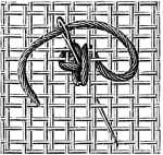 FIG. 275. ROCOCO STITCH.
STITCHES ON THE RIGHT SIDE.