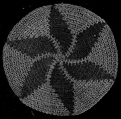 FIG. 443.
COLOURED STAR WORKED INTO A LIGHT GROUND.