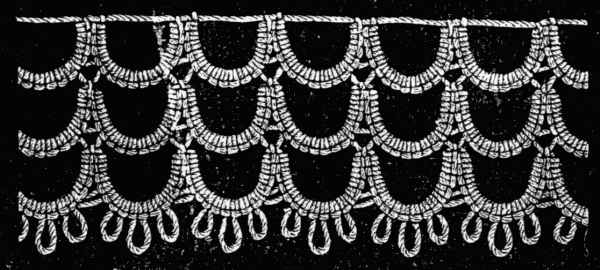 FIG. 503.
TATTED EDGING IN THREE ROWS.