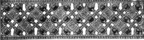 MACRAM&Eacute; STRIPE&mdash;ARABIC SUBJECT.