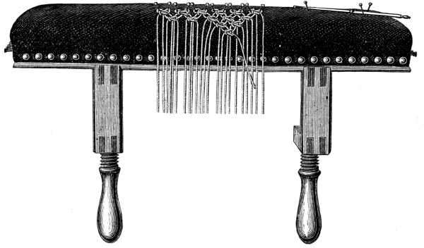 FIG. 513. MACRAM&Eacute; CUSHION.