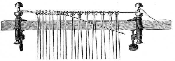 FIG. 514. CLAMPS FOR MACRAM&Eacute; FRINGE.