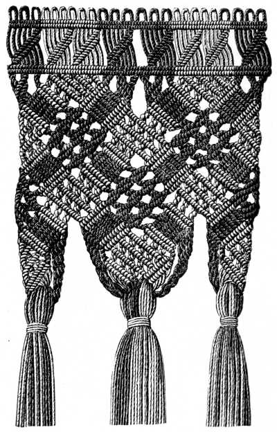 FIG. 583. MACRAM&Eacute; FRINGE.