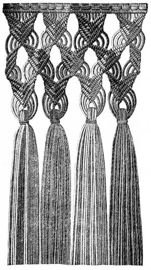 FIG. 585. MACRAM&Eacute; FRINGE.