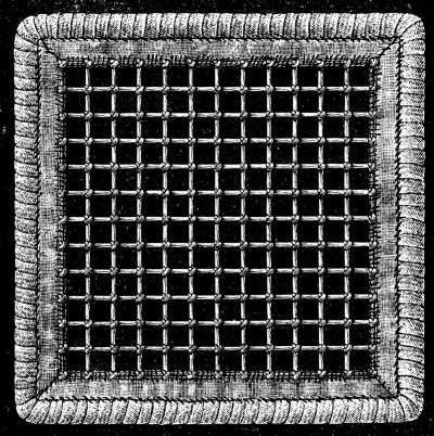 FIG. 636. MOUNTING THE NETTING ON THE FRAME
WITH AN AUXILIARY TAPE.
