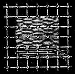 FIG. 637.
ORDINARY DARNING STITCH.