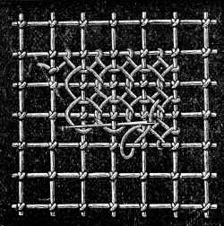 FIG. 642. LOOP STITCH.
SEVERAL ROWS COMPLETED.