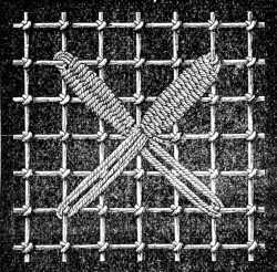 FIG. 647.
LEAVES WORKED IN DARNING STITCH.
COMPLETED.