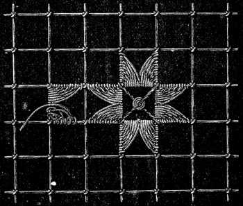 FIG. 657. STAR WITH ONE-SIDED BUTTONHOLE STITCHES.