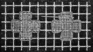 FIG. 660.
LINEN STITCH SET WITH CORD STITCH.