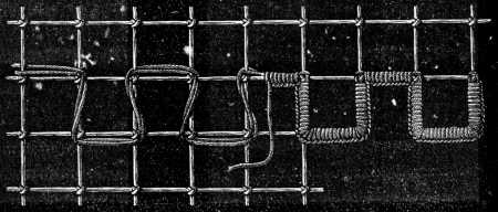 FIG. 662. BORDERING IN BUTTONHOLE STITCH.