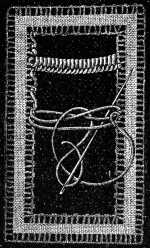 FIG. 696. PLAIN BUTTONHOLE BAR.